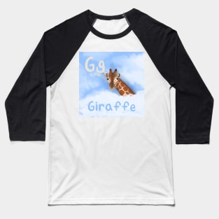 G is for Giraffe Baseball T-Shirt